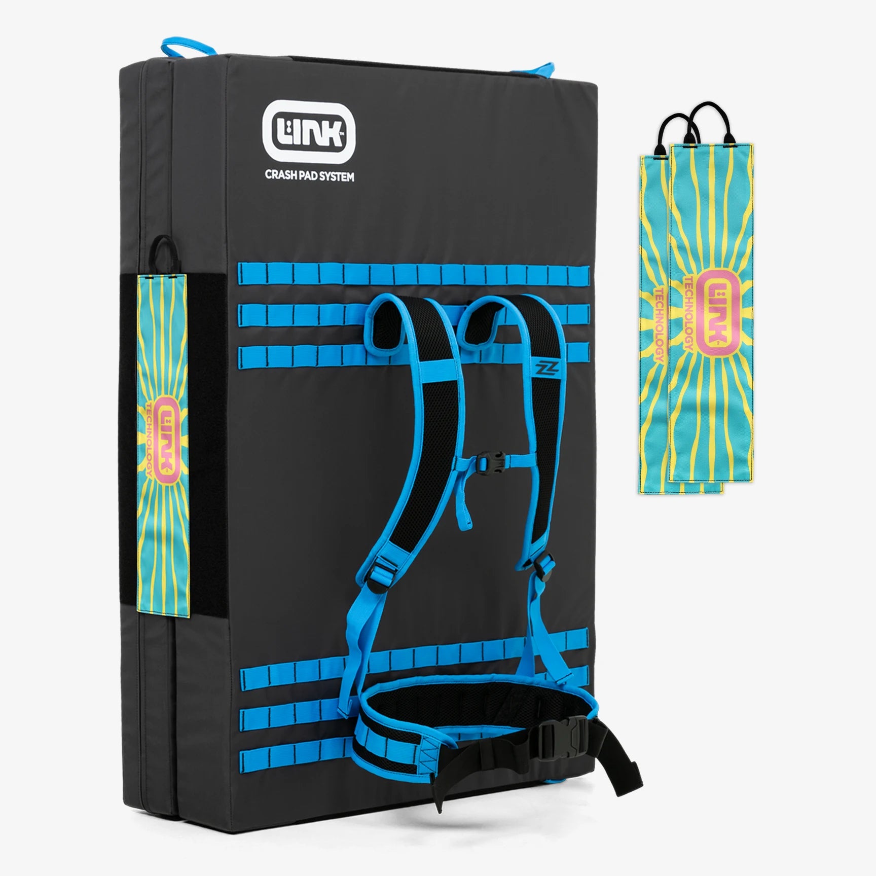 Double LINK Crash Pad Set - Electric Jelly – ZIGZAG Climbing