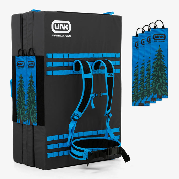 Triple LINK Crash Pad Set - Evergreen