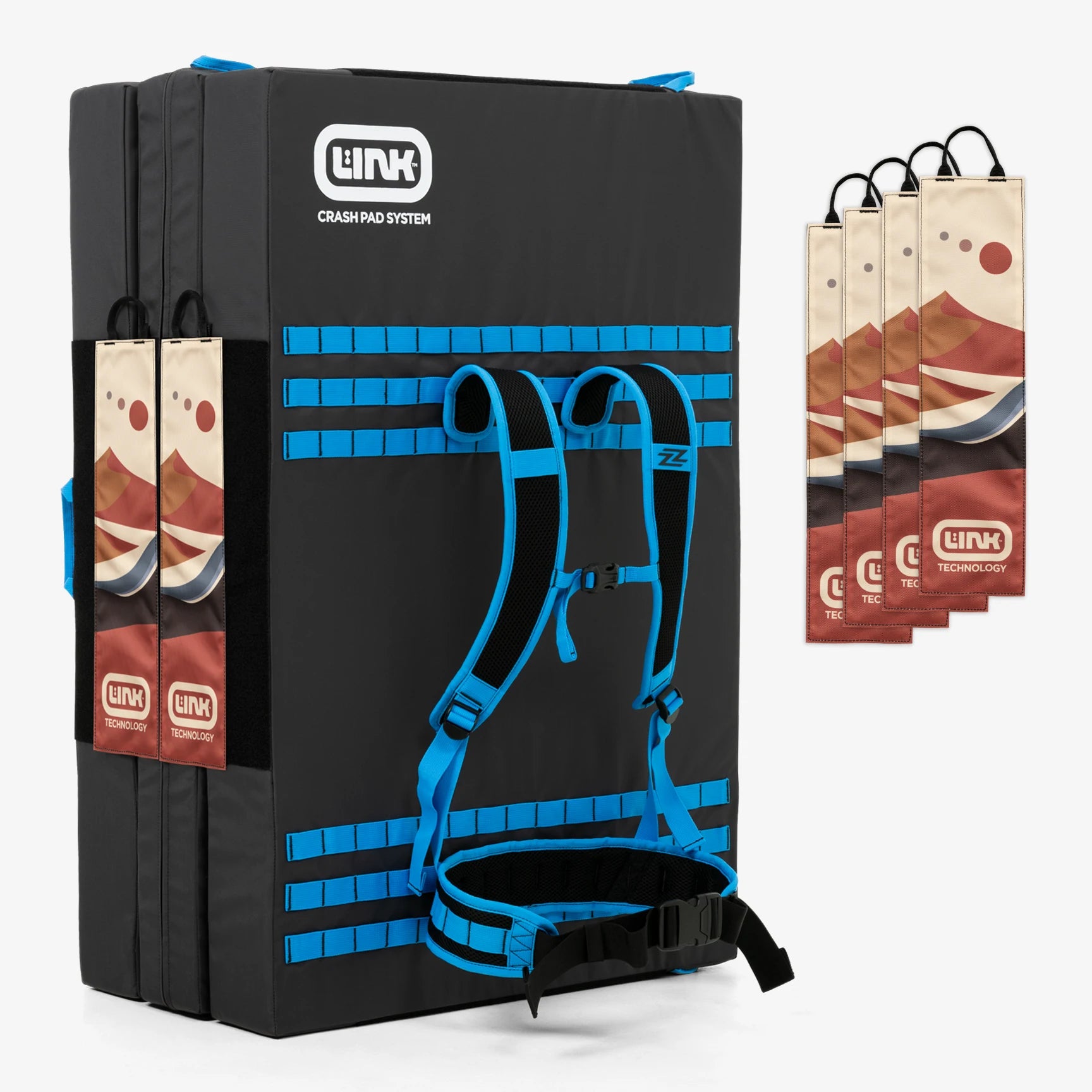 Triple LINK Crash Pad Set