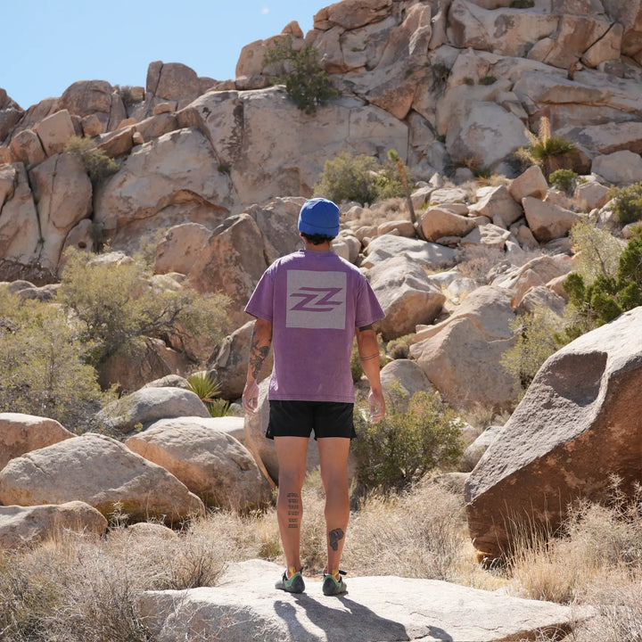 LINK Tee - Washed Purple