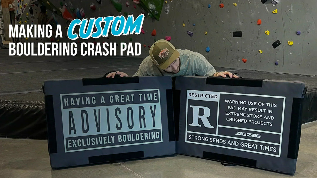 Making a Custom Bouldering Crash Pad