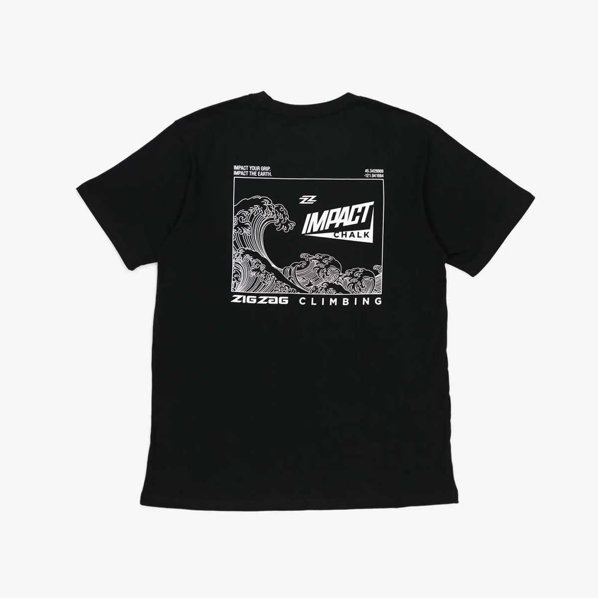 Impact Tee - Black – ZIGZAG Climbing