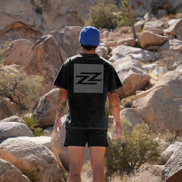 LINK Tee - Washed Black – ZIGZAG Climbing