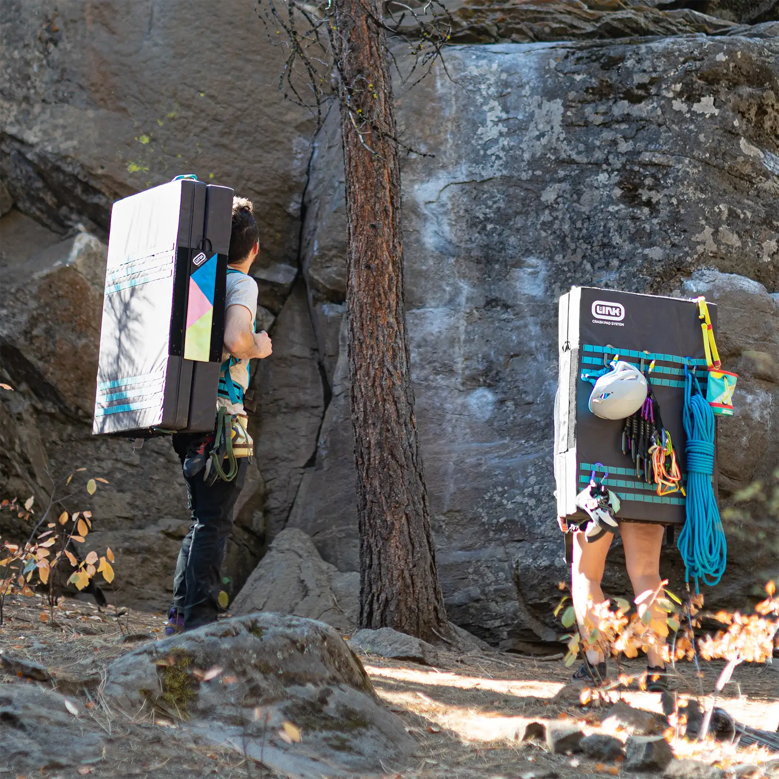 Double LINK Crash Pad Set by Zigzag Climbing