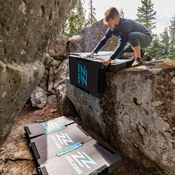 Double LINK Crash Pad Set - Mtn – ZIGZAG Climbing Double LINK Crash Pad Set - Mtn – ZIGZAG Climbing